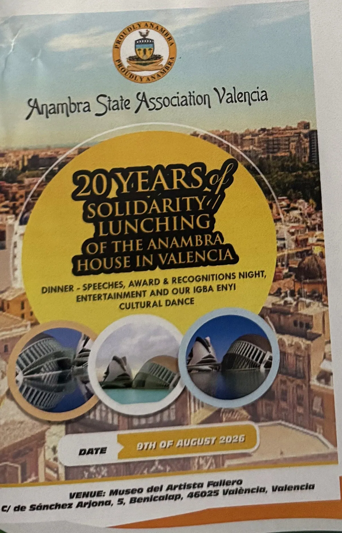 Cartel del 20.º aniversario